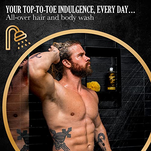 Castile Liquid Body Wash for Sensitive Skin – Natural Shampoo for Men with Olive Oil, Cocoa Butter & Coconut Oil – Tobacco Vanilla by Carolina Castile (Tobacco Vanilla, 32 Fl Oz)